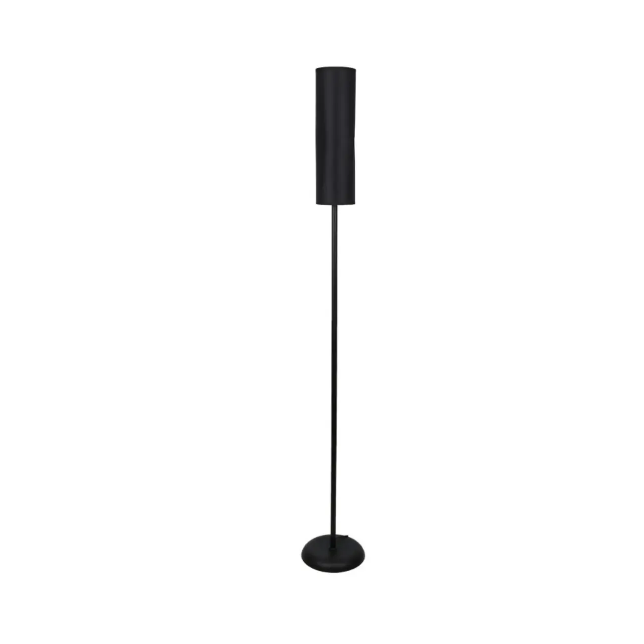 Modern Floor Lamp with Geometric Fabric Shade for Bedroom Image - 5