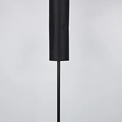 Modern Floor Lamp with Geometric Fabric Shade for Bedroom Image - 9