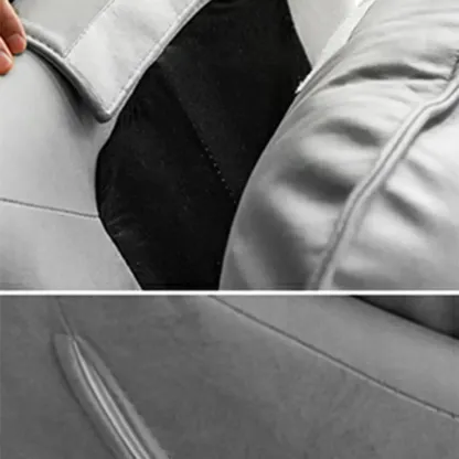 Mid Century Modern Upholstered Rocking Chair with Ottoman Image - 18