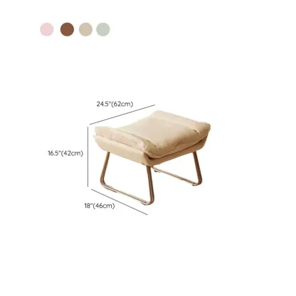 Upholstered Rocking Chair with Optional Ottoman for Living Room Image - 13