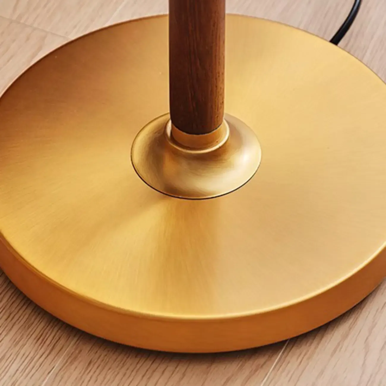 Modern Floor Lamp with Pleated Shade for Living Room Image - 12