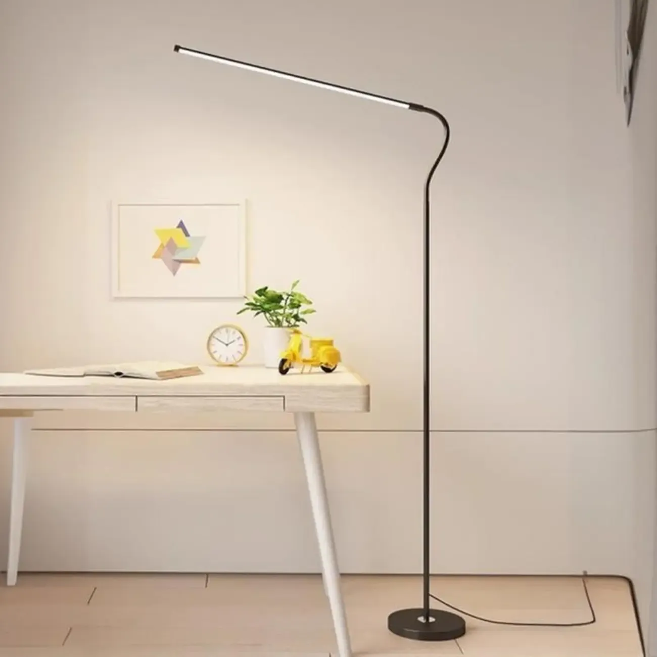 Dimmable Floor Lamp with Remote and 3 Color Temperatures Image - 1