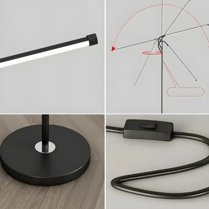 Dimmable Floor Lamp with Remote and  3 Color Temperatures Image - 11