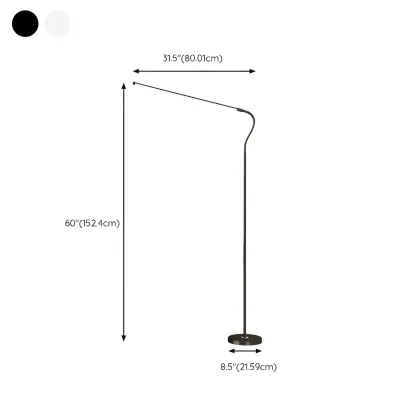 Dimmable Floor Lamp with Remote and  3 Color Temperatures #size