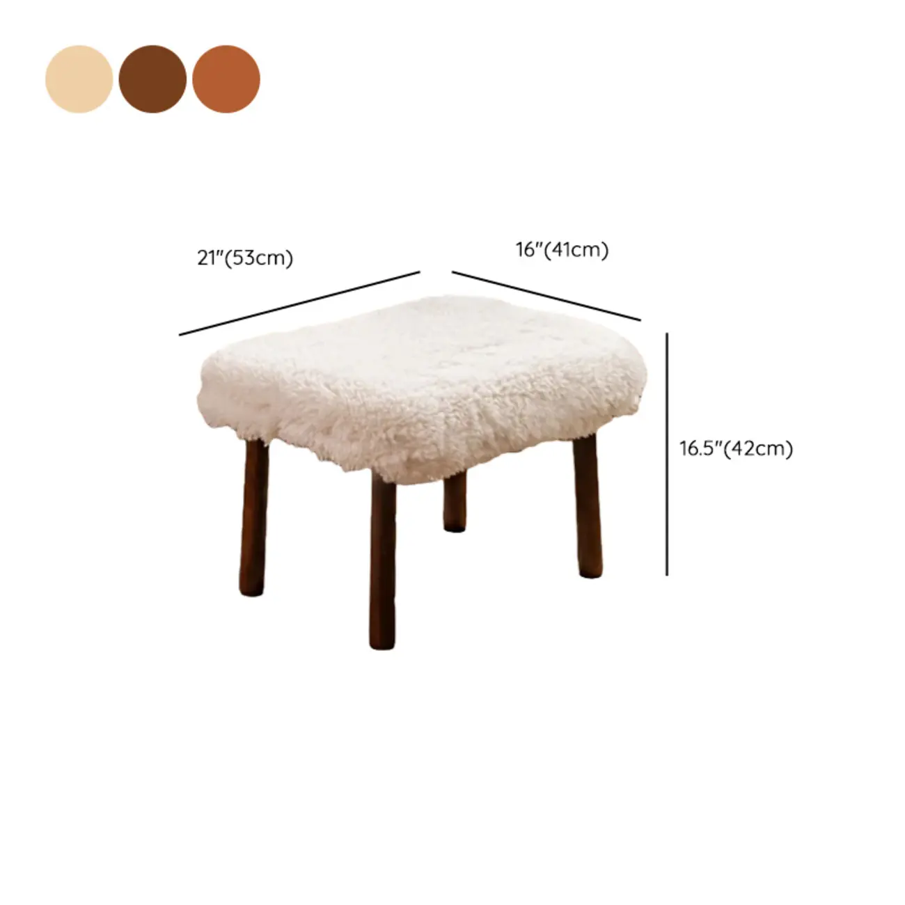 Wood Upholstered Track Arms Rocking Chair Optional Ottoman #size | homeyfad