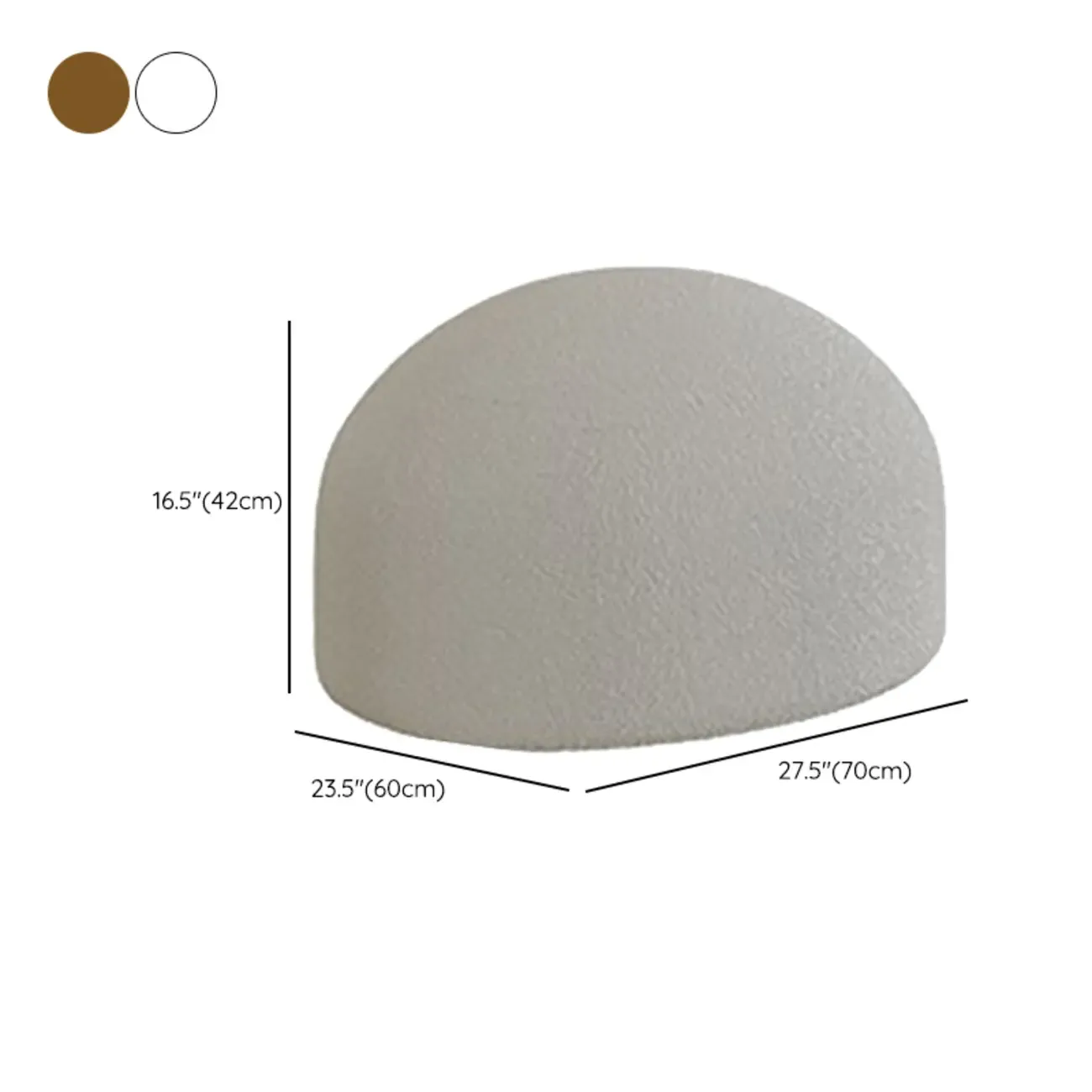 Upholstered Rocking Chair in Whale Shaped with Ottoman Image - 13