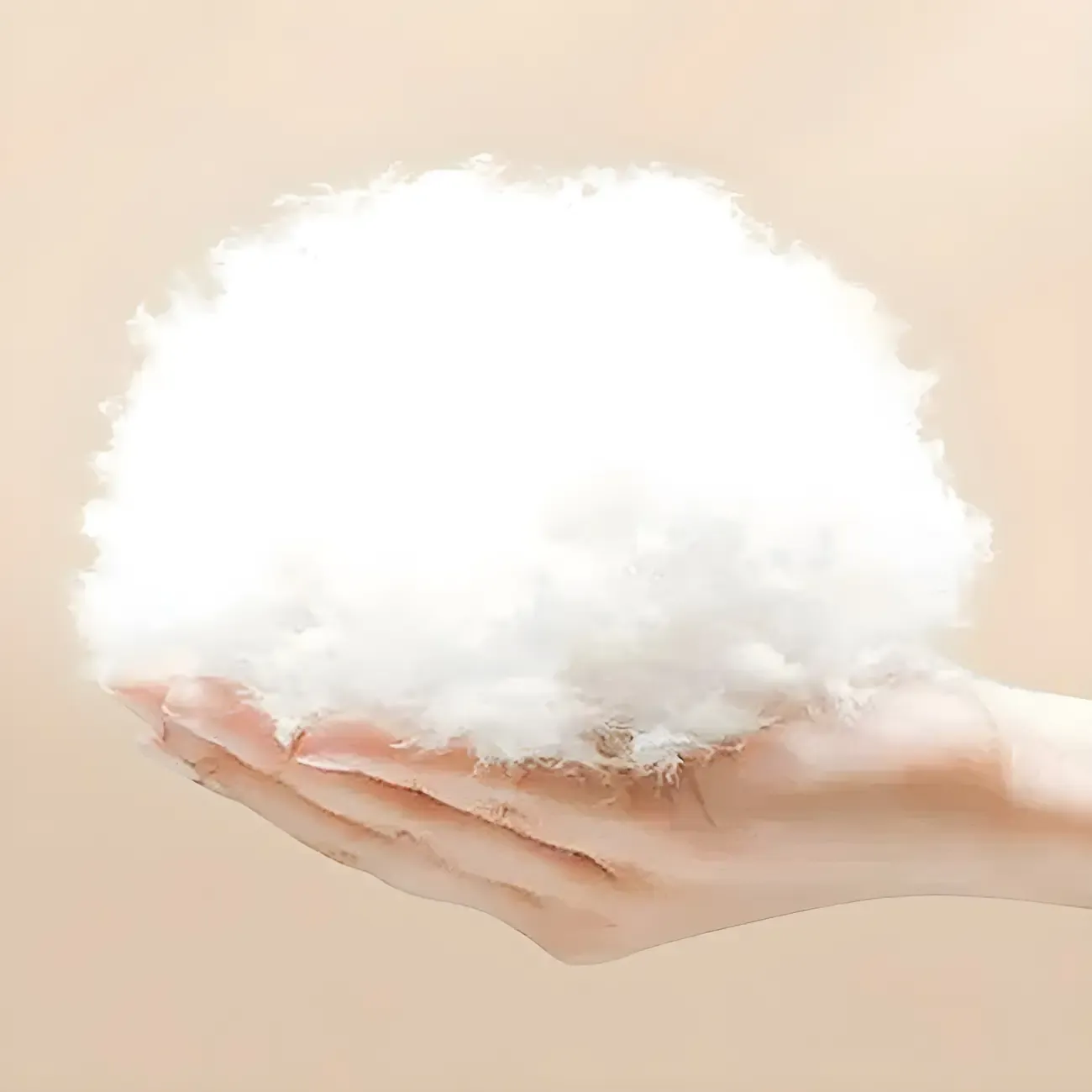 Modern Flannel Upholstered Rocking Chair with Ottoman Image - 10