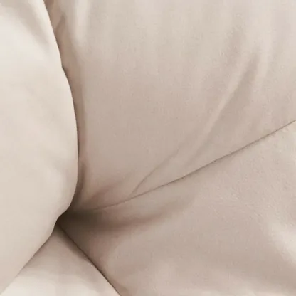 Ergonomic Rounded Upholstered Rocking Chair for Living Room Image - 9