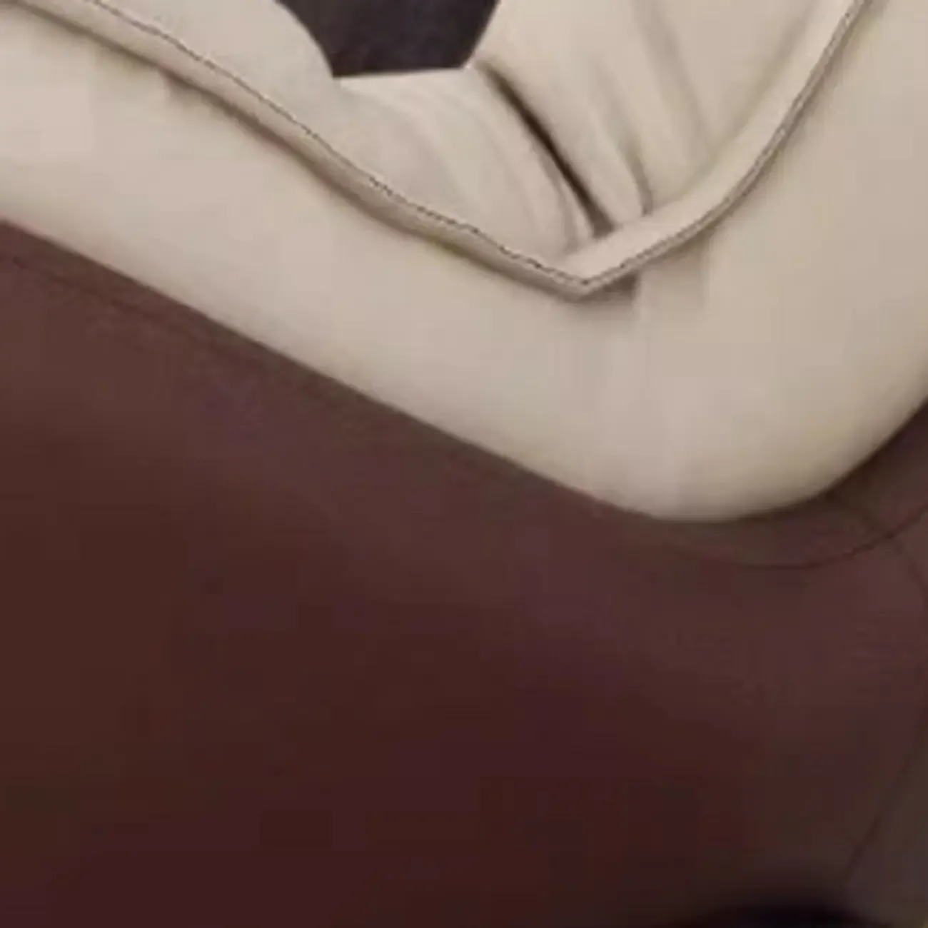 Ergonomic Rounded Upholstered Rocking Chair for Living Room Image - 15