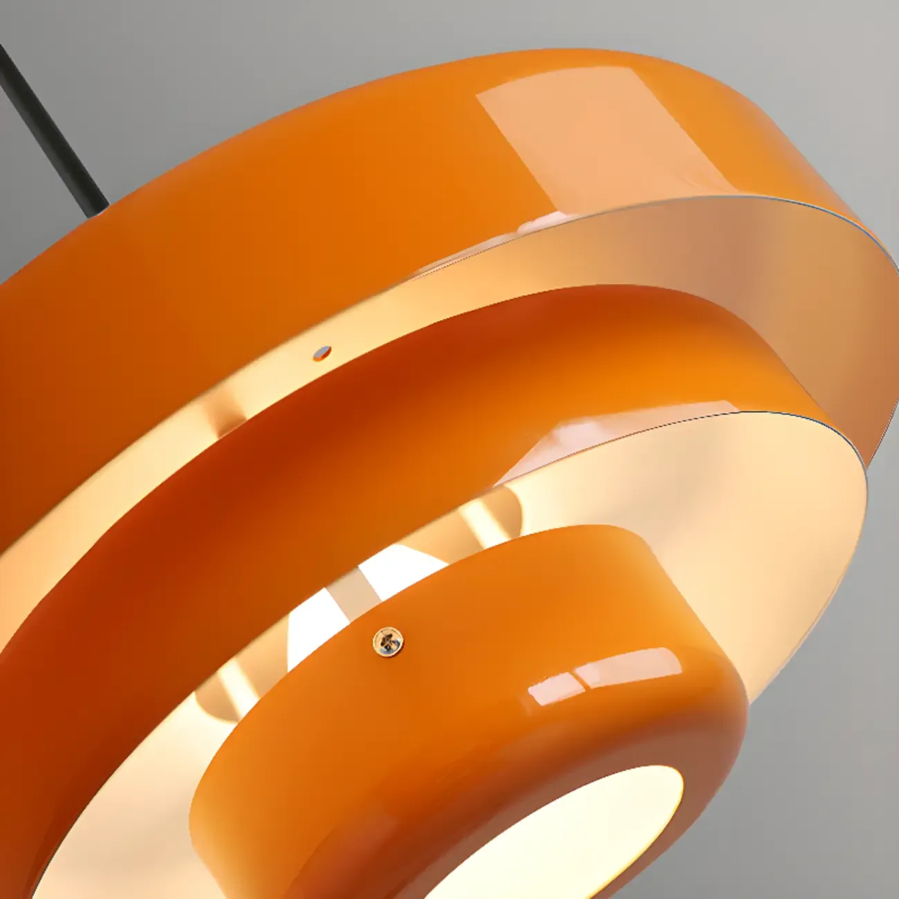 Designer White Layered Cake Iron Pendant Lamp for Living Room Image - 16