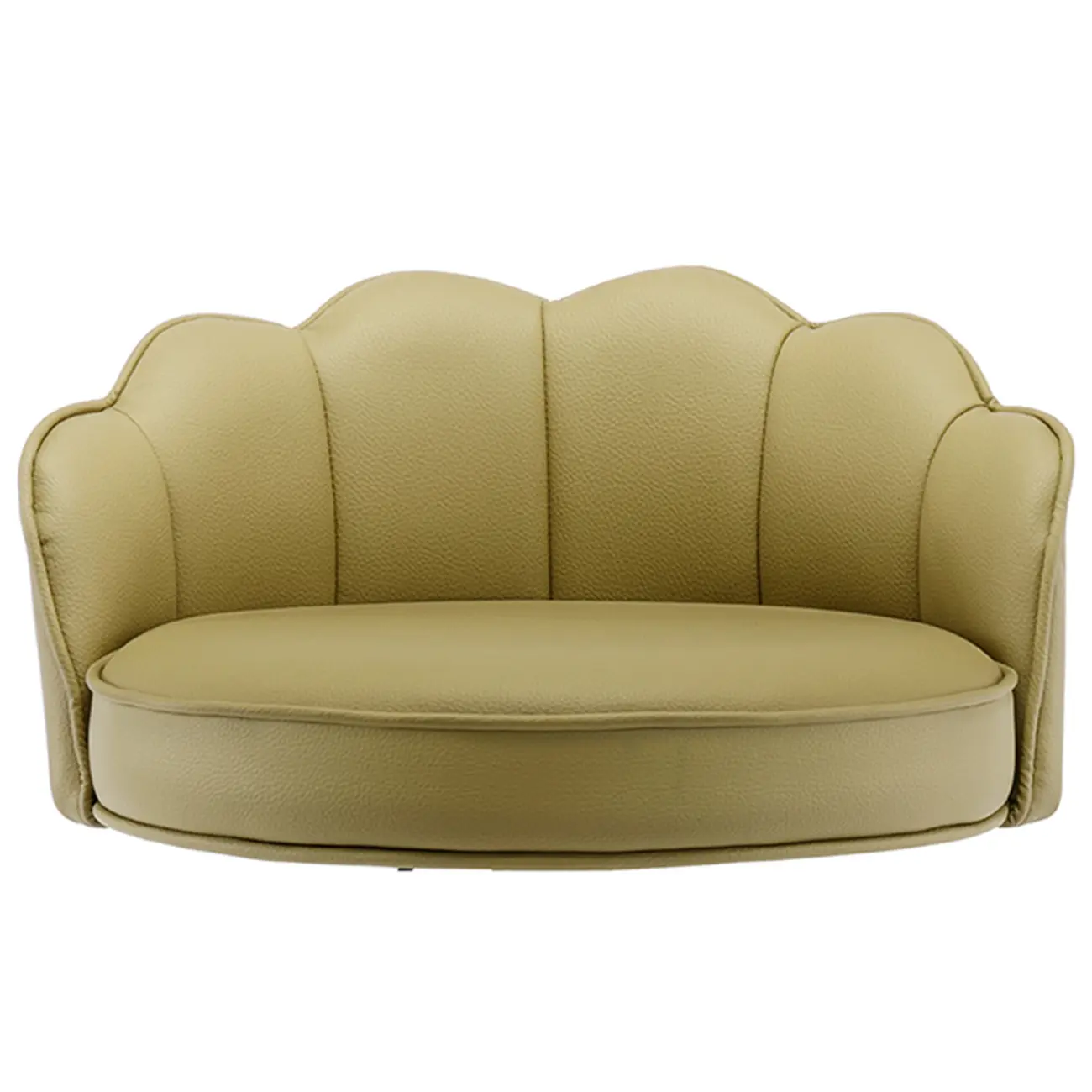 Stylish Leather Round Swivel Bar Stools with Footrest Image - 5 | homeyfad