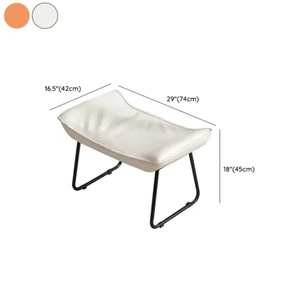 Modern Upholstered Rocking Chair with Ottoman for Living Room Image - 23