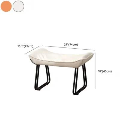 Modern Upholstered Rocking Chair with Ottoman for Living Room Image - 24