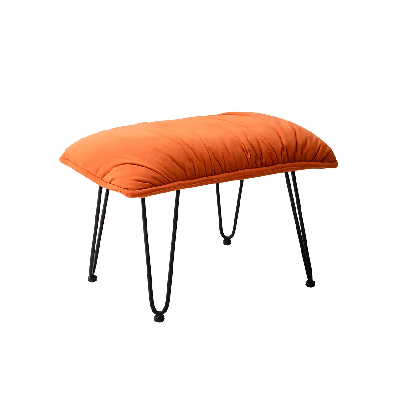 Velvet Upholstered Nursery Rocking Chair with Ottoman for Leisure Image - 13 | homeyfad