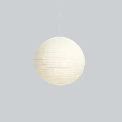 Recycle White Paper Lantern Pendant Lamp for Living Room Image - 5