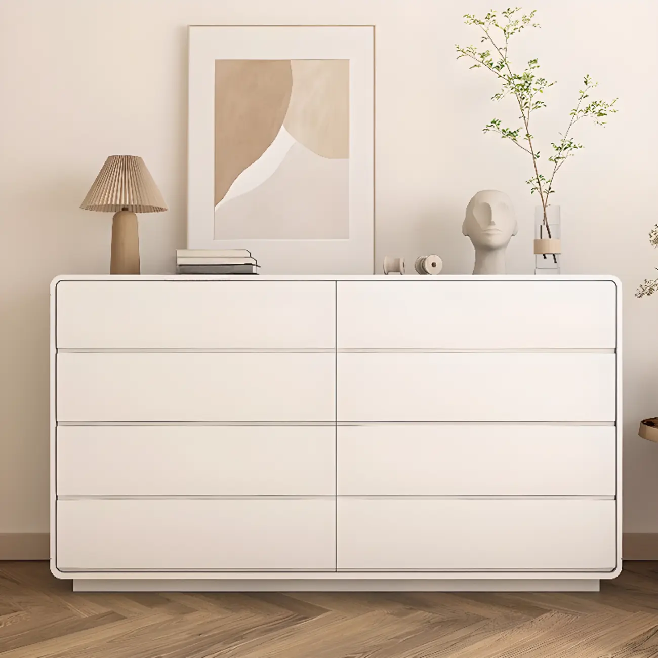 Modern Wood Dressers in White for Elegant Storage Image - 1 | homeyfad