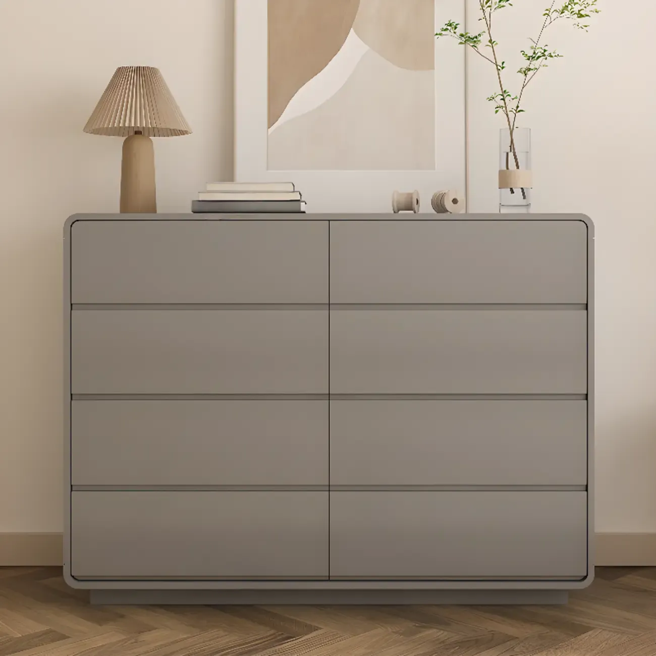 Modern Wood Dressers in White for Elegant Storage Image - 3