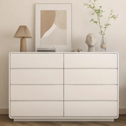 Modern Wood Dressers in White for Elegant Storage Image - 5