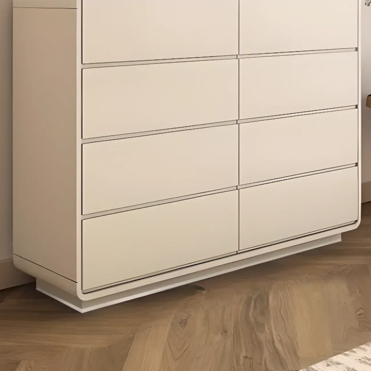 Modern Wood Dressers in White for Elegant Storage Image - 10