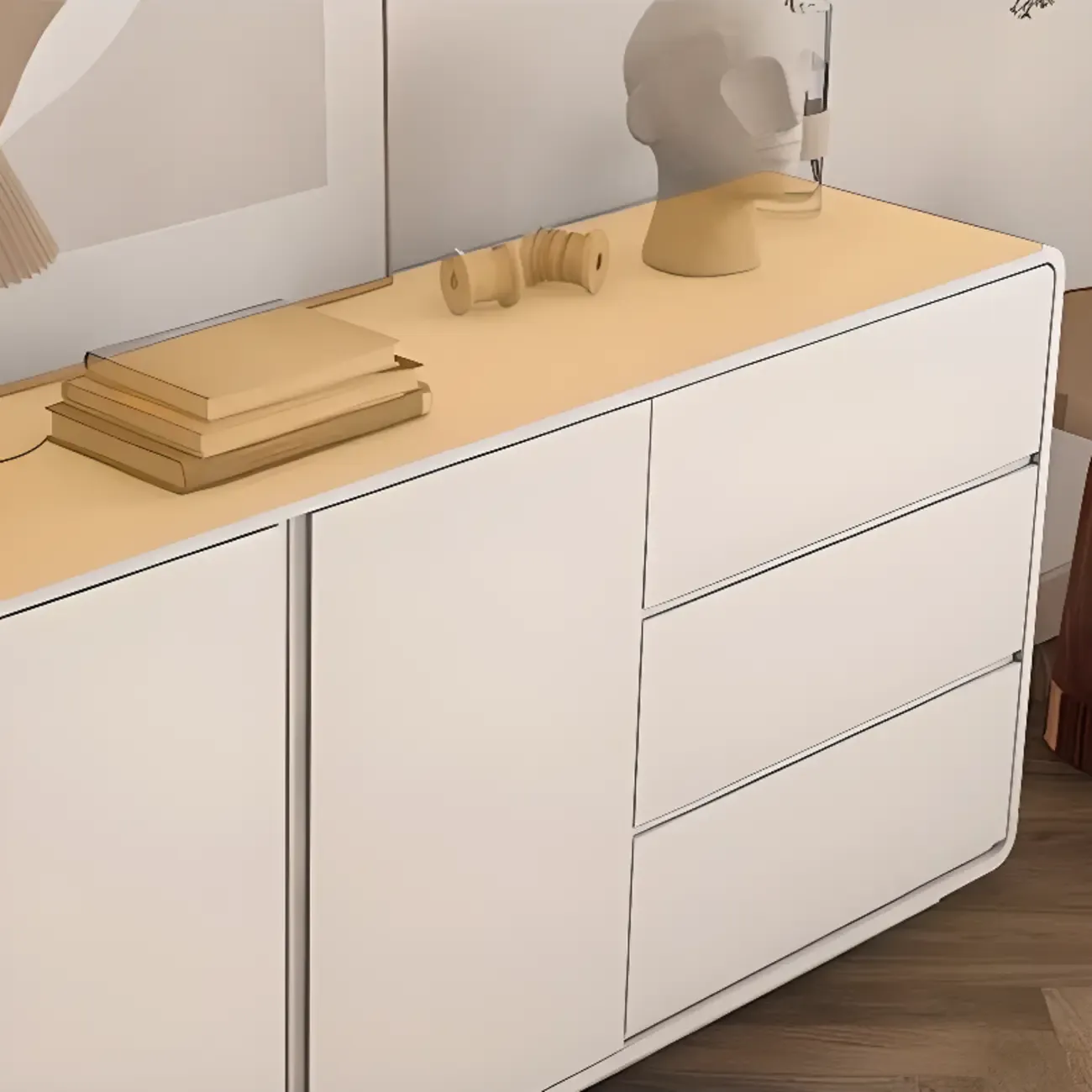 Modern Wood Dressers in White for Elegant Storage Image - 13