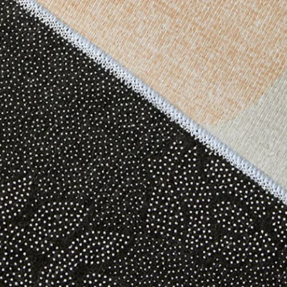  Contemporary Geometric Polyester Striped Rectangle Area Rug Image - 8