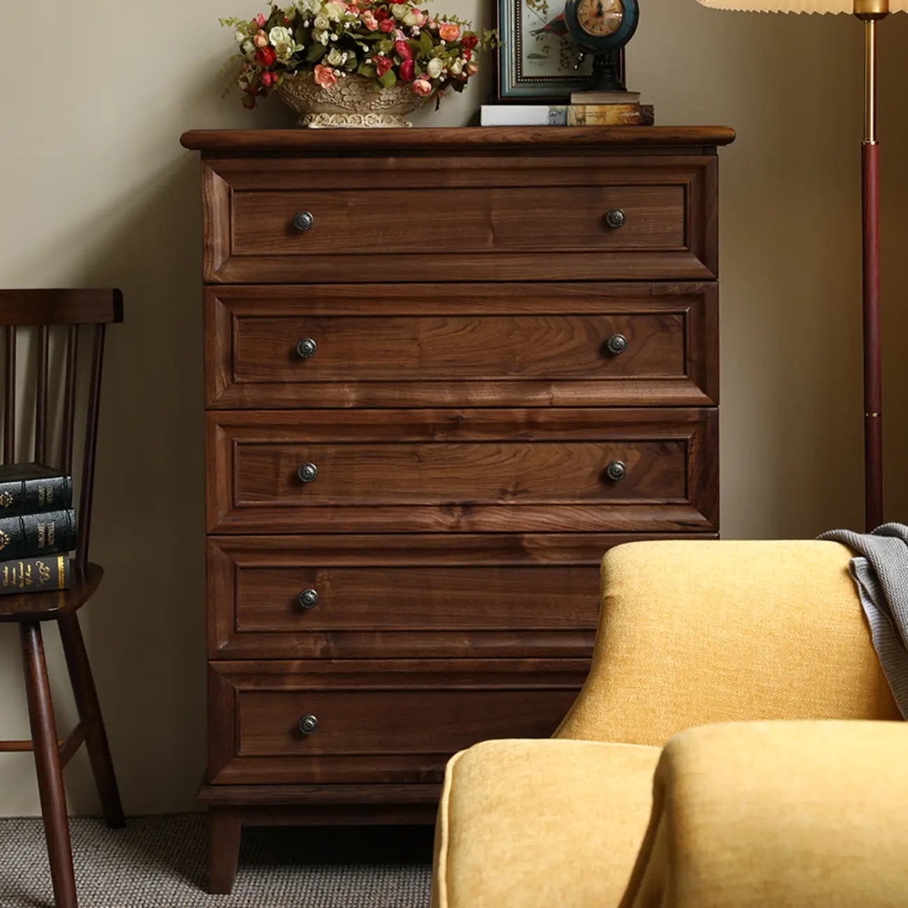 Retro wooden pattern in Brown Traditional Style Image - 2 | homeyfad