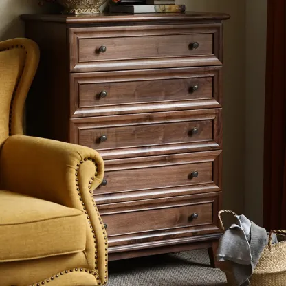 Retro wooden pattern in Brown Traditional Style Image - 3