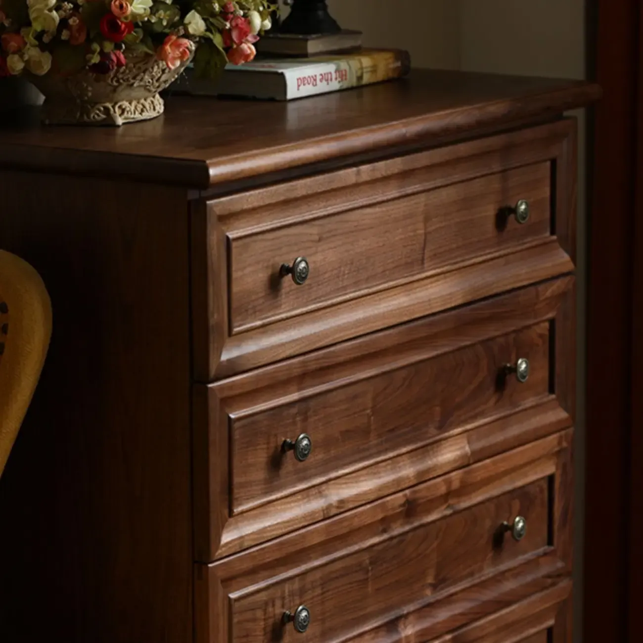 Retro wooden pattern in Brown Traditional Style Image - 6