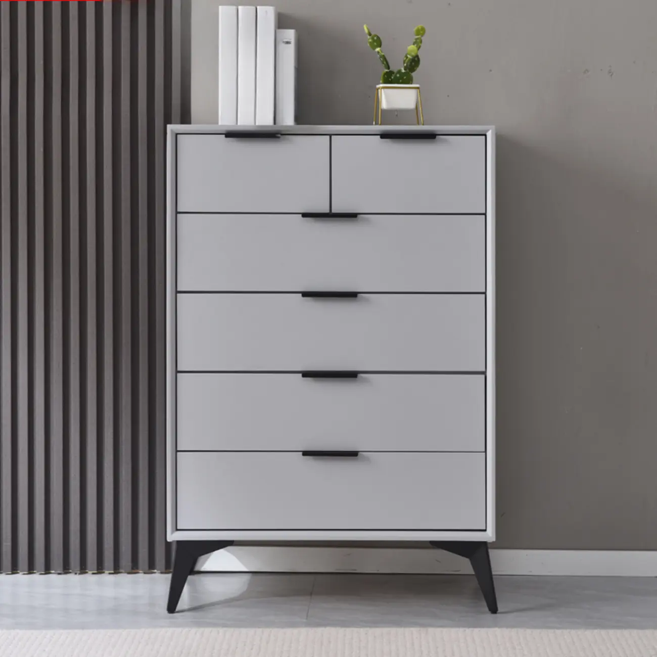 Modern Wood Dressers in Gray for Bedroom 5~7 Drawers Image - 11 | homeyfad