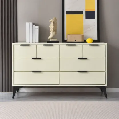 Modern Wood Dressers in Gray for Bedroom 5~7 Drawers Image - 22