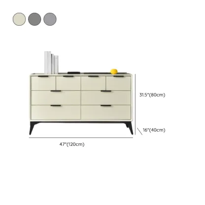 Modern Wood Dressers in Gray for Bedroom 5~7 Drawers Image - 29