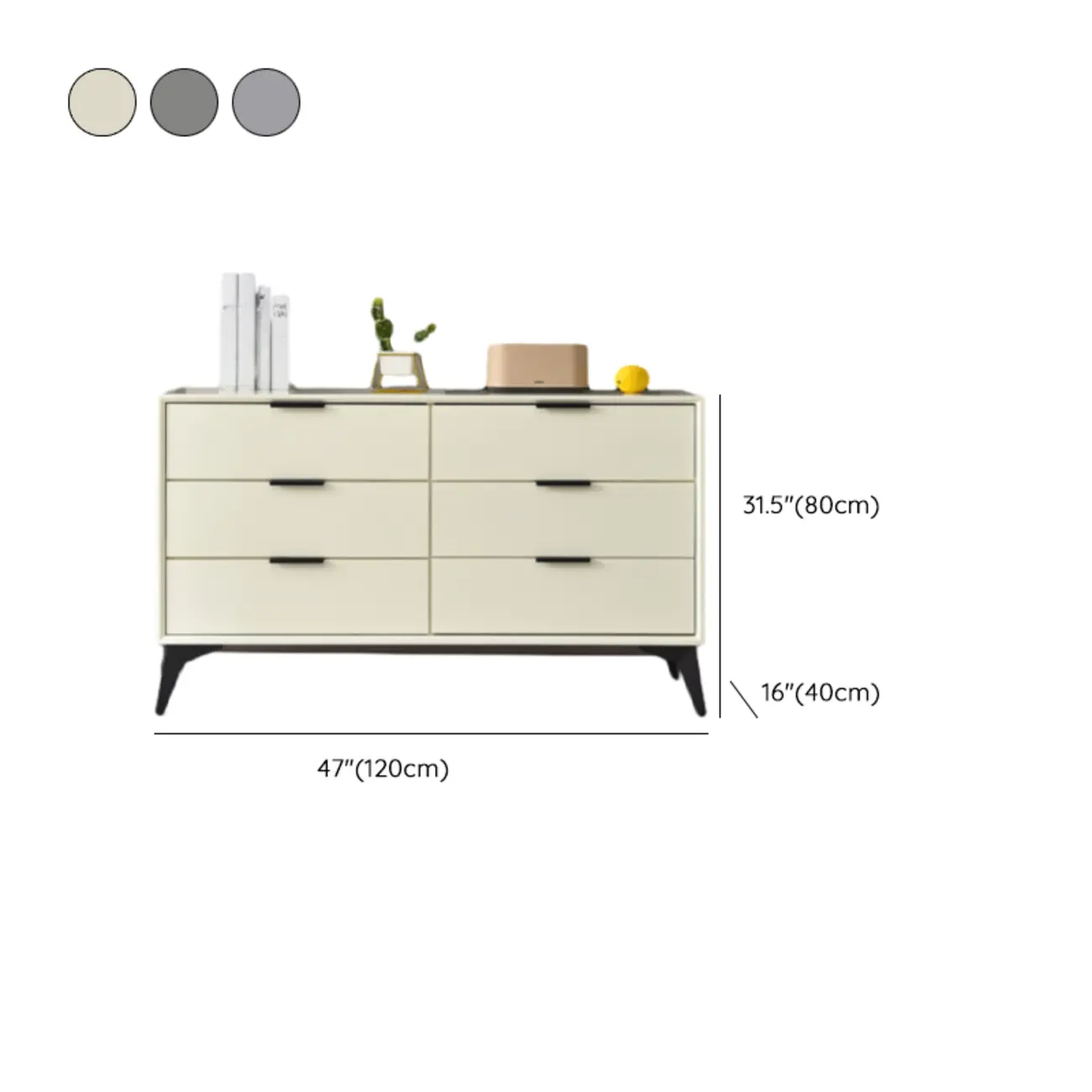 Modern Wood Dressers in Gray for Bedroom 5~7 Drawers Image - 30 | homeyfad