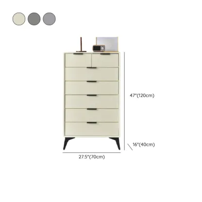 Modern Wood Dressers in Gray for Bedroom 5~7 Drawers Image - 32