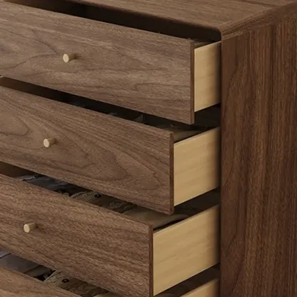 Ordinary Brown Wood Modern Dressers WIth 3~5 Drawers Image - 9