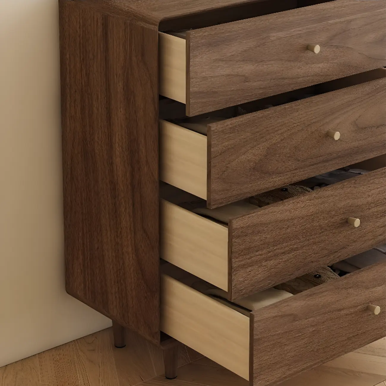 Ordinary Brown Wood Modern Dressers WIth 3~5 Drawers Image - 12 | homeyfad