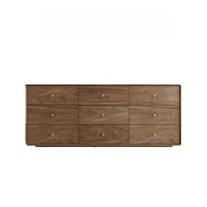 Ordinary Brown Wood Modern Dressers WIth 3~5 Drawers Image - 20