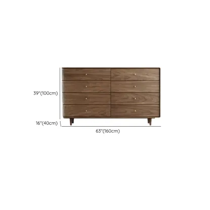 Ordinary Brown Wood Modern Dressers WIth 3~5 Drawers Image - 24
