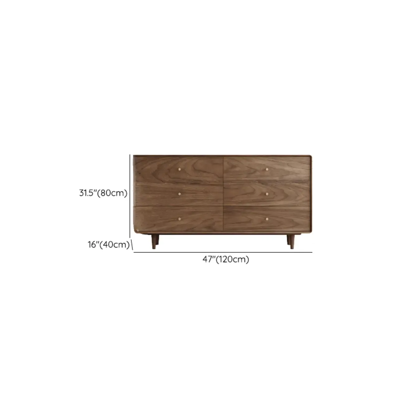Ordinary Brown Wood Modern Dressers WIth 3~5 Drawers Image - 27