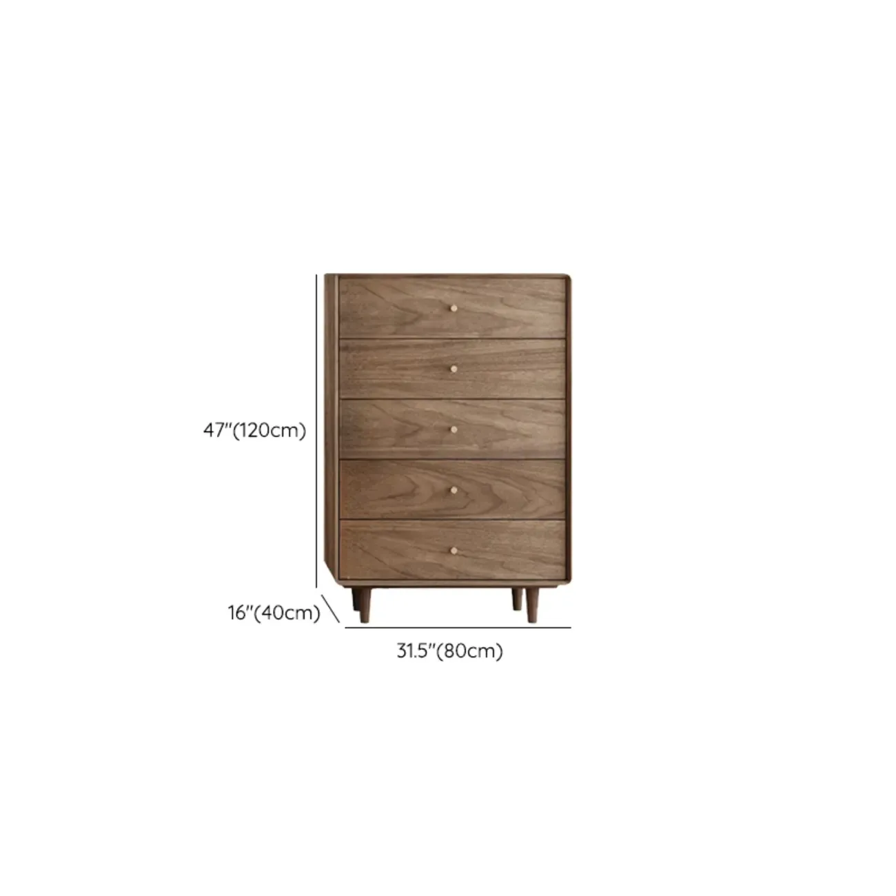 Ordinary Brown Wood Modern Dressers WIth 3~5 Drawers Image - 28