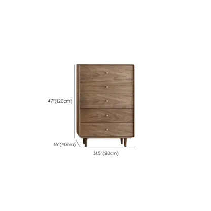 Ordinary Brown Wood Modern Dressers WIth 3~5 Drawers Image - 28