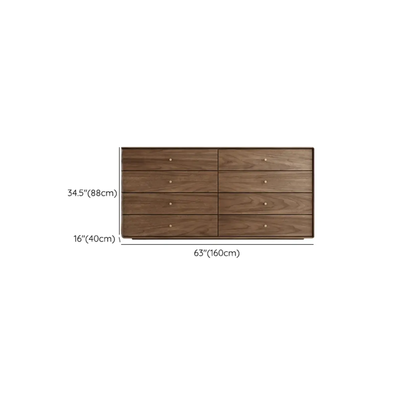 Ordinary Brown Wood Modern Dressers WIth 3~5 Drawers Image - 30