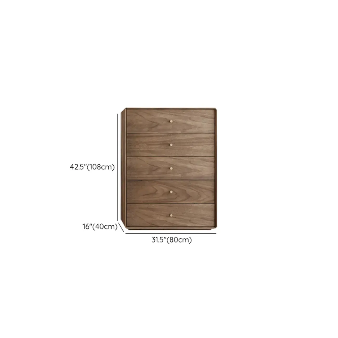 Ordinary Brown Wood Modern Dressers WIth 3~5 Drawers Image - 32