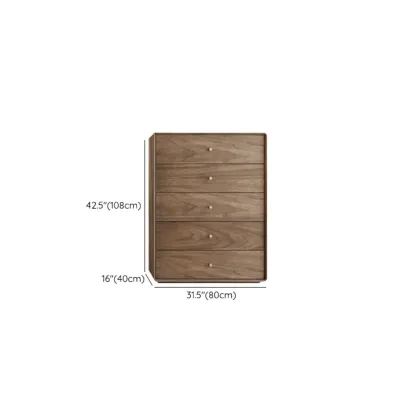 Ordinary Brown Wood Modern Dressers WIth 3~5 Drawers Image - 32