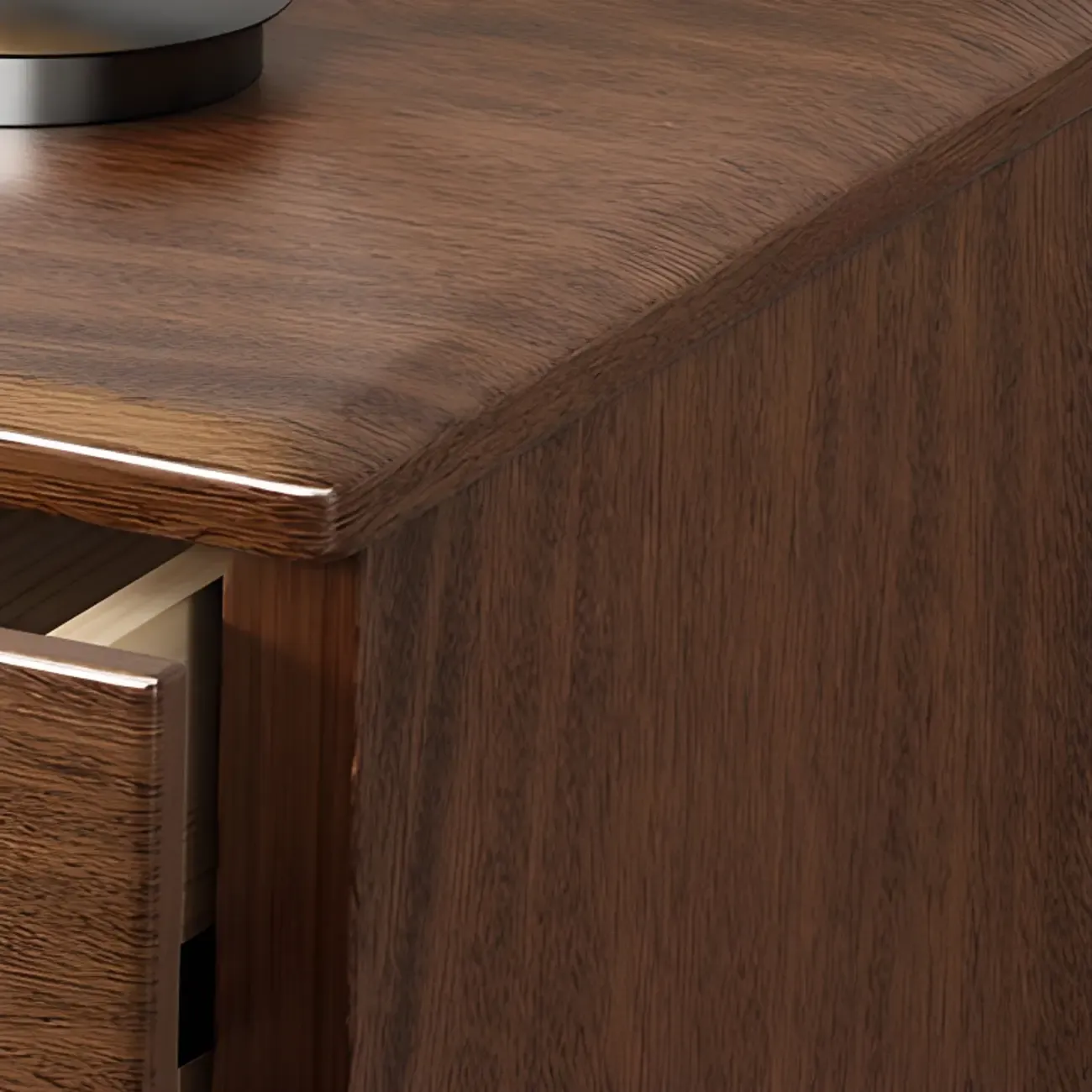 Classic Wooden Dresser with 5-Drawers for Living Room Image - 14