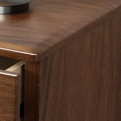 Classic Wooden Dresser with 5-Drawers for Living Room Image - 14