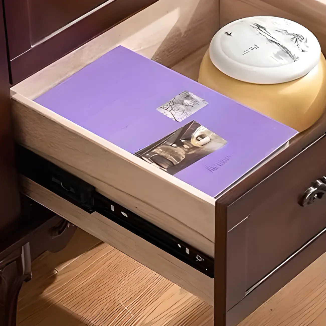 Traditional Wood Chest with 5-Drawers for Bedroom Image - 11 | homeyfad