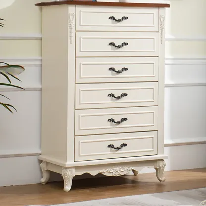 Traditional Wood Chest with 5-Drawers for Bedroom Image - 17