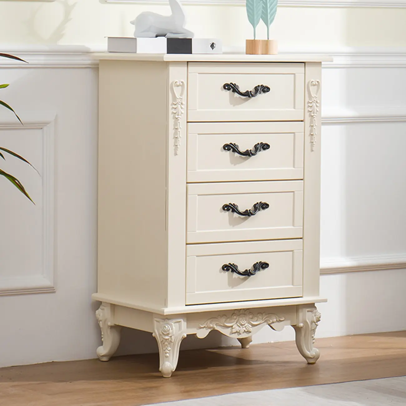 Traditional Wood Chest with 5-Drawers for Bedroom Image - 18 | homeyfad