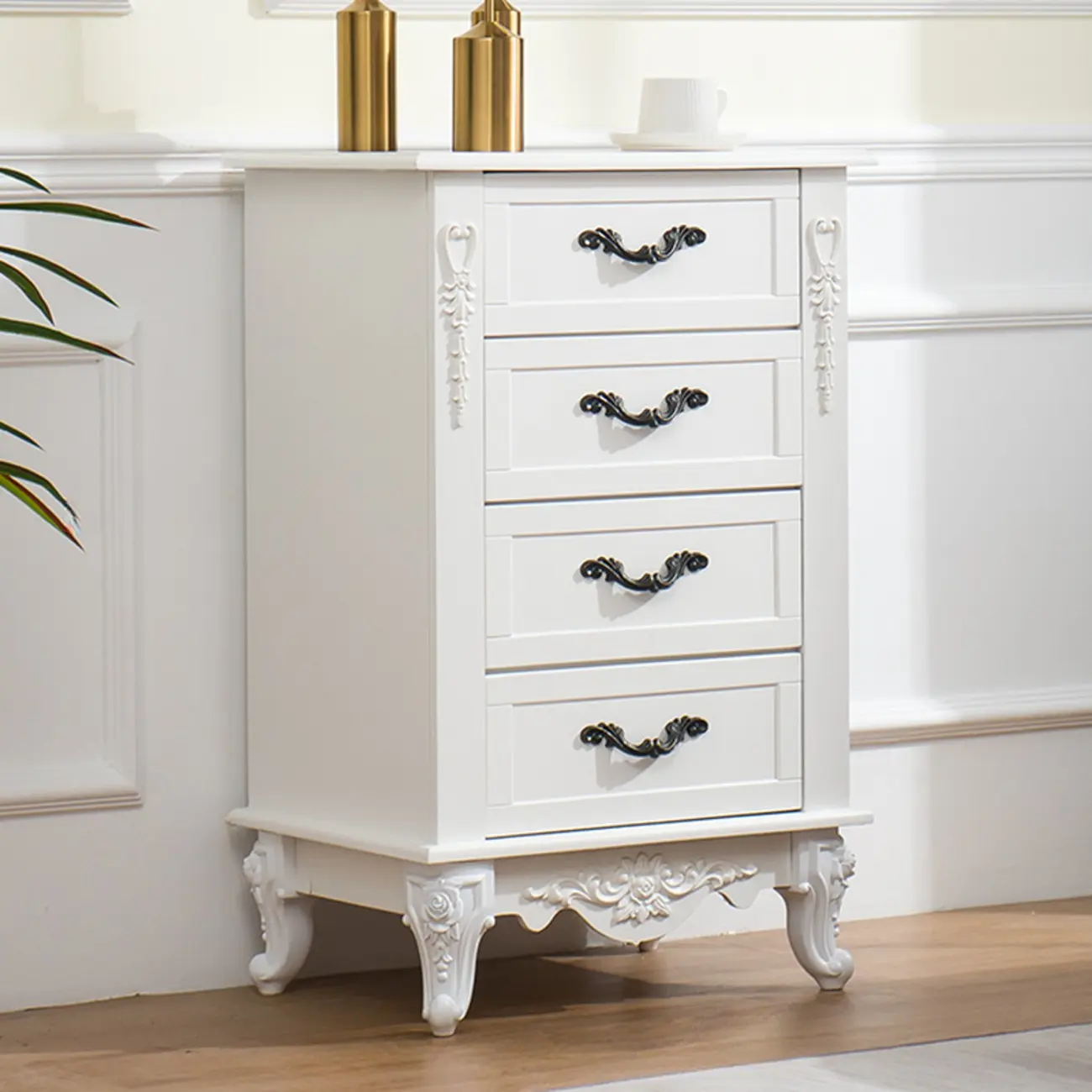 Traditional Wood Chest with 5-Drawers for Bedroom Image - 22 | homeyfad