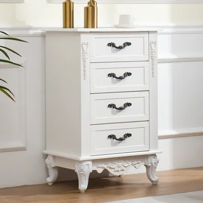 Traditional Wood Chest with 5-Drawers for Bedroom Image - 22